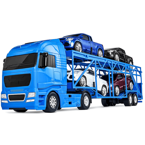 Caminhão Diamond Truck Cegonheira c/ 4 Pick Ups - Roma Jensen
